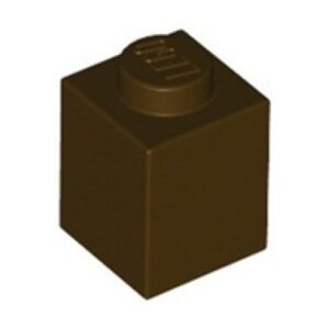 LEGO Steen 1x1 DONKERBRUIN (100 stuks)