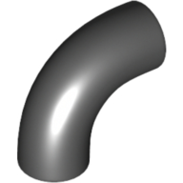 LEGO Steen 1x1 Elleboog Type 2 ZWART (100 stuks)