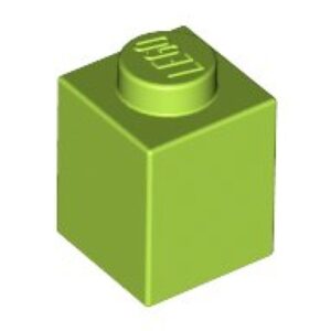 LEGO Steen 1x1 LIMEGROEN (100 stuks)