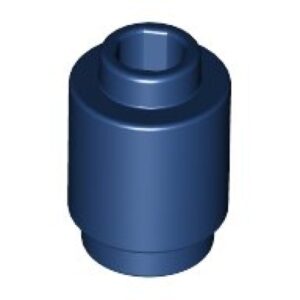 LEGO Steen 1x1 Rond DONKERBLAUW (100 stuks)