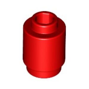 LEGO Steen 1x1 Rond ROOD (100 stuks)