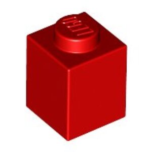 LEGO Steen 1x1 ROOD (100 stuks)