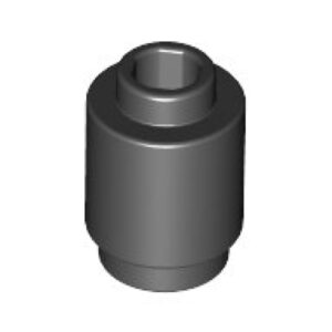 LEGO Steen 1x1 Rond ZWART (100 stuks)