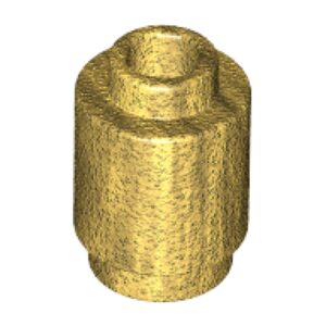 LEGO Steen 1x1 Rond GOUDKLEURIG (100 stuks)