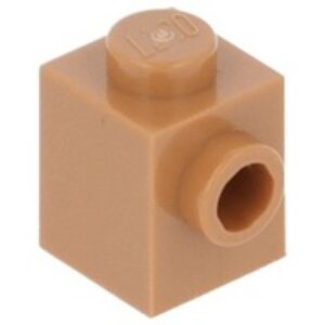 LEGO Steen 1x1 met 1 Zij-nop NOUGAT (100 stuks)