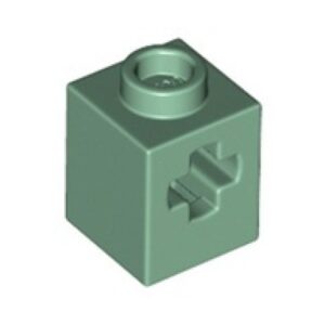 LEGO Steen 1x1 met Asopening ZANDGROEN (100 stuks)