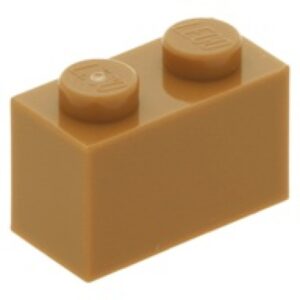 LEGO Steen 1x2 NOUGAT (100 stuks)