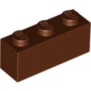 LEGO Steen 1x3 BRUIN (100 stuks)