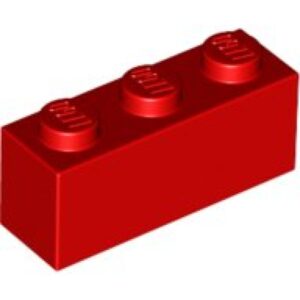 LEGO Steen 1x3 ROOD (100 stuks)