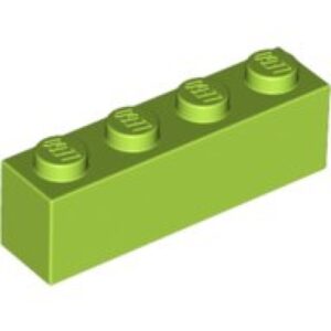 LEGO Steen 1x4 LIMEGROEN (100 stuks)