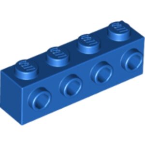 LEGO Steen 1x4 met Zij-noppen BLAUW (100 stuks)