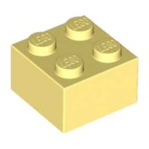 LEGO Steen 2x2 LICHTGEEL (100 stuks)