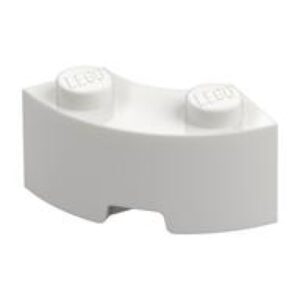 LEGO Steen 2x2 Rond Hoek WIT (100 stuks)