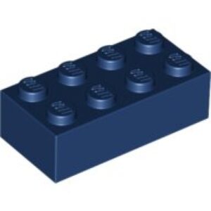 LEGO Steen 2x4 DONKERBLAUW (100 stuks)