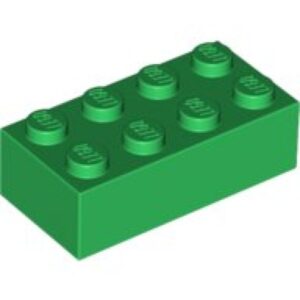 LEGO Steen 2x4 GROEN (100 stuks)