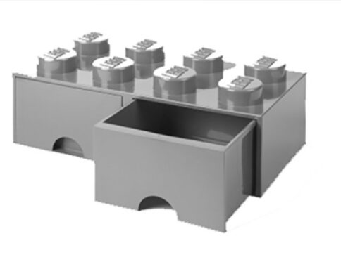 LEGO Opberglade 8 LICHTGRIJS