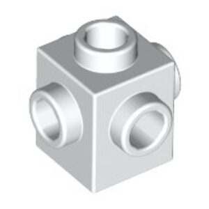 LEGO Steen 1x1 met 4 Noppen WIT (100 stuks)