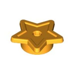 LEGO Ster 1x1 OKERGEEL (10 stuks)