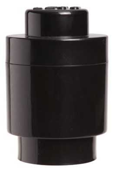 LEGO Opbergbox 1 Rond ZWART
