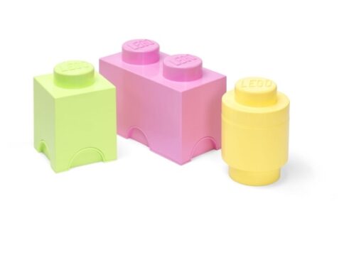 LEGO Storage Brick Multi Pack (3 PCS) PASTEL