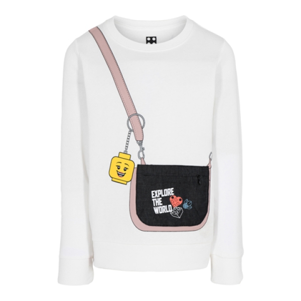 LEGO Sweatshirt WIT (M12010176 - Maat 104)