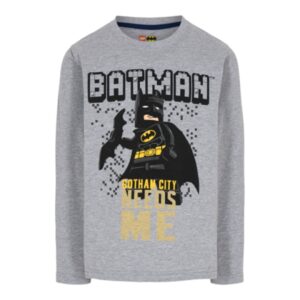 LEGO T-Shirt Batman LICHTGRIJS (M-22768 - Maat 140)