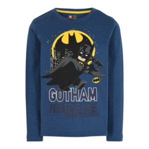 LEGO T-Shirt Batman DONKERBLAUW (M12010214 - Maat 110)