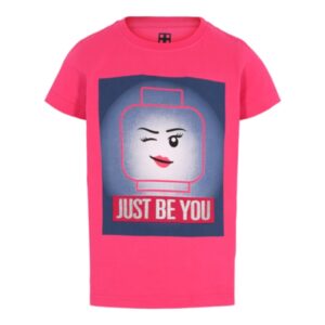 LEGO T-Shirt DONKER ROZE (M-22601 - Maat 128)