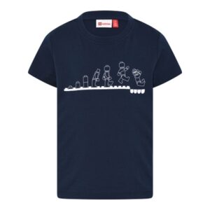LEGO T-Shirt DONKERBLAUW (LWTINUS 306 - Maat 104)