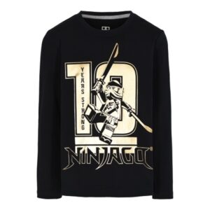 LEGO T-Shirt Ninjago ZWART (M12010210 - Maat 104)
