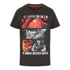 LEGO T-Shirt Ninjago DONKERGRIJS (M12010194 - Maat 104)