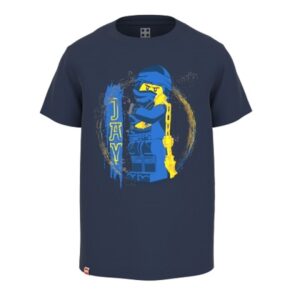 LEGO T-Shirt Ninjago DONKERBLAUW (M12010480 - Maat 104)