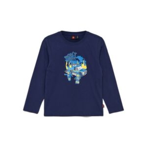 LEGO T-shirt City DONKERBLAUW (LWTANO 123 - Maat 134)