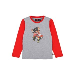 LEGO T-shirt City LICHTGRIJS (LWTANO 123 - Maat 98)