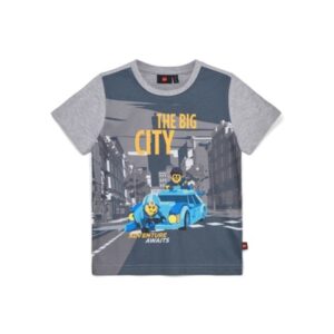 LEGO T-shirt City LICHTGRIJS (LWTANO 124 - Maat 104)