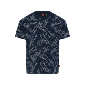 LEGO T-shirt DONKERBLAUW (LWTAYLOR 208 - Maat 110)