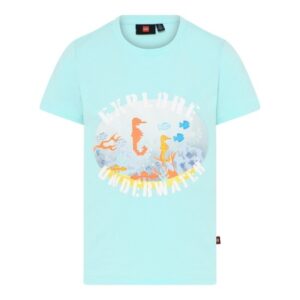 LEGO T-shirt Explore LICHTTURQUISE (LWTAYLOR 309 - Maat 110)