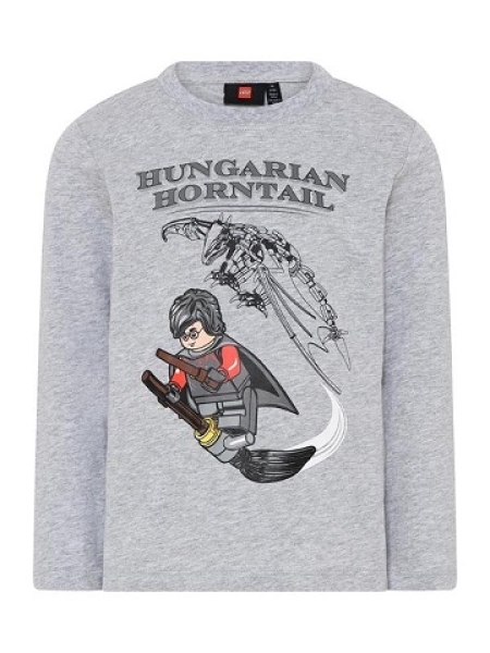 LEGO T-shirt Harry Potter LICHTGRIJS (LWTAYLOR 709 - Maat 128)