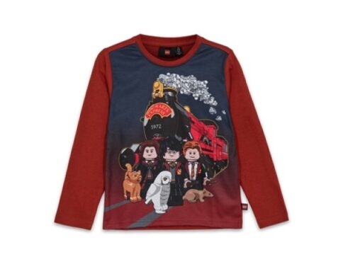 LEGO T-shirt Harry Potter DONKERROOD (LWTANO 706 – Maat 152)