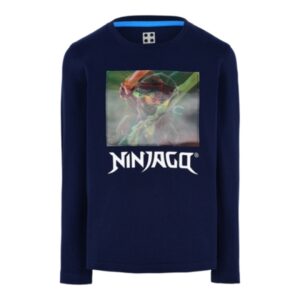 LEGO T-shirt Ninjago DONKERBLAUW (M12010030 - Maat 122)