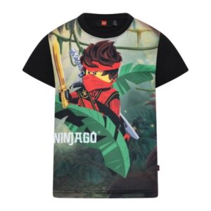 LEGO T-shirt Ninjago ZWART (LWTAYLOR 324 - Maat 104)