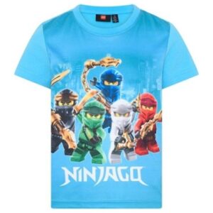LEGO T-shirt Ninjago HELDERBLAUW (LWTAYLOR 623 - Maat 140)