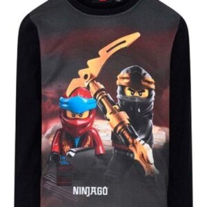 LEGO T-shirt Ninjago ZWART (LWTAYLOR 713 - Maat 140)