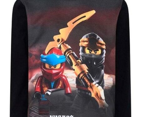LEGO T-shirt Ninjago ZWART (LWTAYLOR 713 – Maat 140)