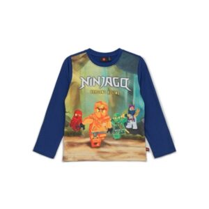 LEGO T-shirt Ninjago DONKERBLAUW (LWTANO 129 - Maat 110)