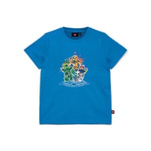 LEGO T-shirt Ninjago MIDDENBLAUW (LWTANO 208 - Maat 116)