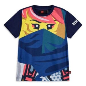 LEGO T-shirt Ninjago DONKERBLAUW (LWTANO 311 - Maat 104)