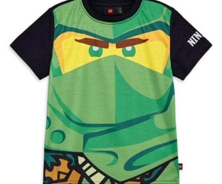 LEGO T-shirt Ninjago ZWART (LWTANO 311 – Maat 140)