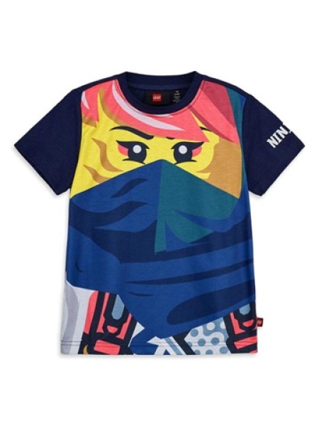 LEGO T-shirt Ninjago DONKERBLAUW (LWTANO 311 - Maat 110)