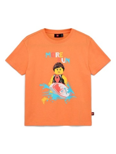 LEGO T-shirt ORANJE (LWTANO 317 - Maat 116)